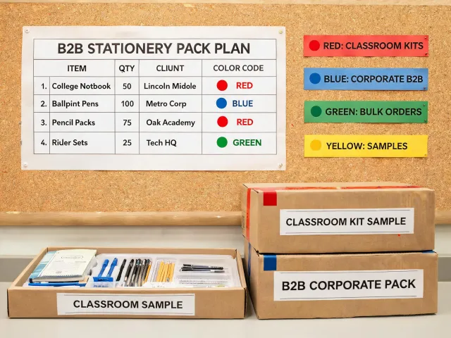 Paper Mate pack planning wall