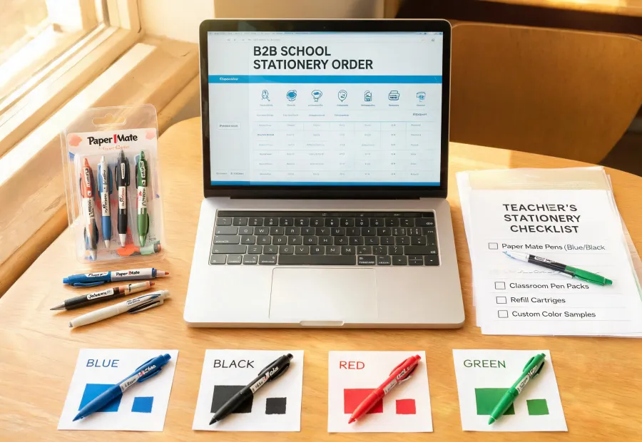 Paper Mate service planning desk